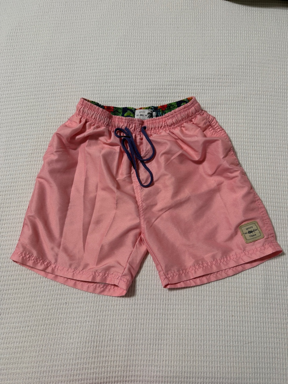 Men’s Spicy Tuna Coral Swim Trunks